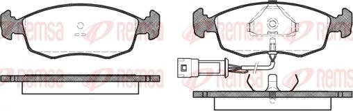 Kawe 0172 02 - Brake Pad Set, disc brake autospares.lv