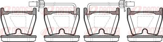 Kawe 0896 02 - Brake Pad Set, disc brake autospares.lv