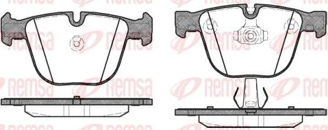 Kawe 0892 00 - Brake Pad Set, disc brake autospares.lv