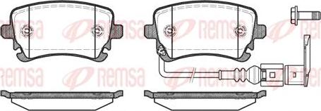 Kawe 0897 11 - Brake Pad Set, disc brake autospares.lv