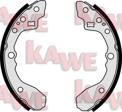 Kawe 08490 - Brake Shoe Set autospares.lv