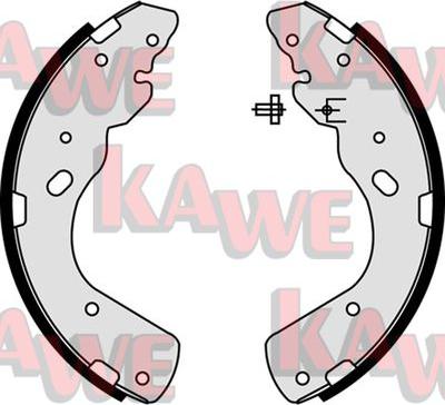 Kawe 08450 - Brake Shoe Set autospares.lv