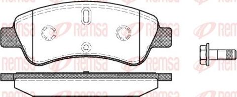 Kawe 0840 10 - Brake Pad Set, disc brake autospares.lv