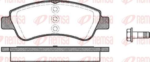 Kawe 0840 20 - Brake Pad Set, disc brake autospares.lv