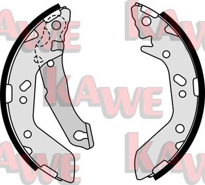 Kawe 08480 - Brake Shoe Set autospares.lv