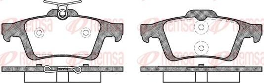 Kawe 0842 30 - Brake Pad Set, disc brake autospares.lv