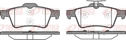 Kawe 0842 20 - Brake Pad Set, disc brake autospares.lv