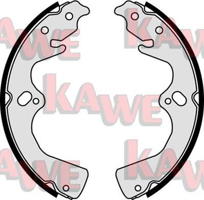 Kawe 08470 - Brake Shoe Set autospares.lv