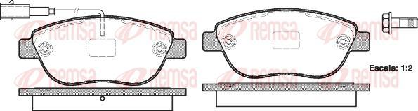 Kawe 0859 11 - Brake Pad Set, disc brake autospares.lv