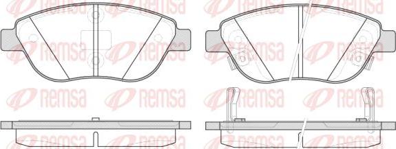 Kawe 0859 32 - Brake Pad Set, disc brake autospares.lv