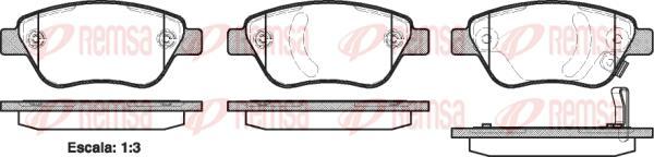 Kawe 0858 31 - Brake Pad Set, disc brake autospares.lv