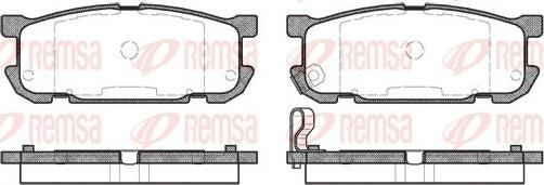 Kawe 0853 02 - Brake Pad Set, disc brake autospares.lv