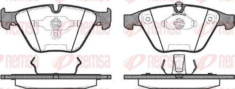 Kawe 0857 00 - Brake Pad Set, disc brake autospares.lv