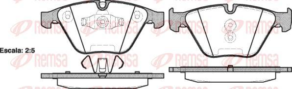 Kawe 0857 10 - Brake Pad Set, disc brake autospares.lv