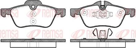 Kawe 0864 00 - Brake Pad Set, disc brake autospares.lv