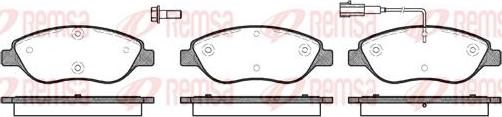 Kawe 0860 01 - Brake Pad Set, disc brake autospares.lv