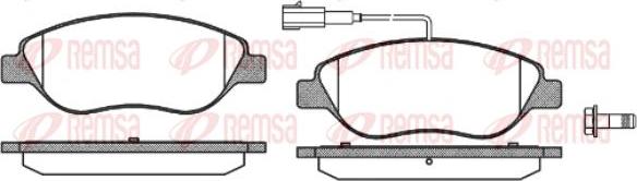 Kawe 0860 02 - Brake Pad Set, disc brake autospares.lv