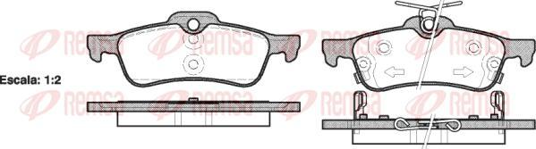 Kawe 0862 02 - Brake Pad Set, disc brake autospares.lv