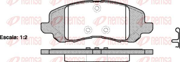 Kawe 0804 20 - Brake Pad Set, disc brake autospares.lv