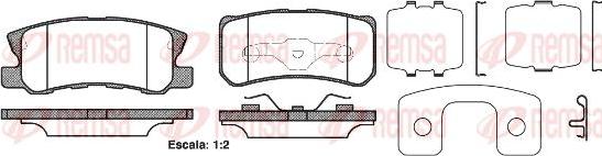 Kawe 0803 22 - Brake Pad Set, disc brake autospares.lv