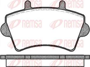 Kawe 0819 00 - Brake Pad Set, disc brake autospares.lv