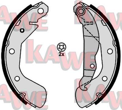 Kawe 08130 - Brake Shoe Set autospares.lv