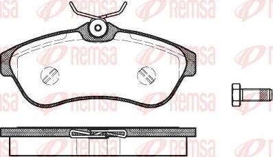 Kawe 0880 00 - Brake Pad Set, disc brake autospares.lv