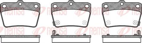 Kawe 0839 02 - Brake Pad Set, disc brake autospares.lv