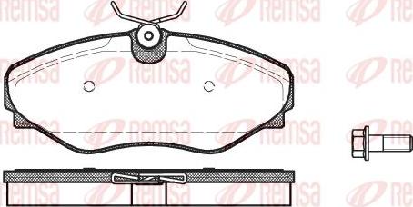 Lemförder 26279 - Brake Pad Set, disc brake autospares.lv