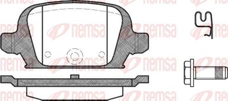 Kawe 0835 02 - Brake Pad Set, disc brake autospares.lv