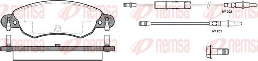 Kawe 0829 04 - Brake Pad Set, disc brake autospares.lv