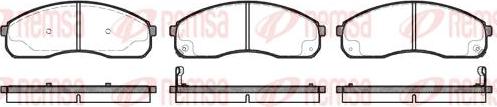 Kawe 0821 12 - Brake Pad Set, disc brake autospares.lv