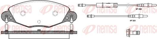 Kawe 0827 04 - Brake Pad Set, disc brake autospares.lv