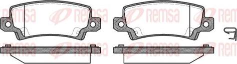 Kawe 0874 02 - Brake Pad Set, disc brake autospares.lv