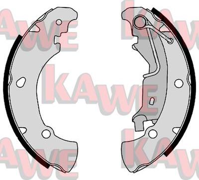 Kawe 08770 - Brake Shoe Set autospares.lv