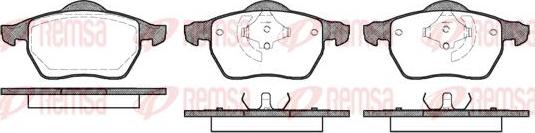 Kawe 0390 50 - Brake Pad Set, disc brake autospares.lv