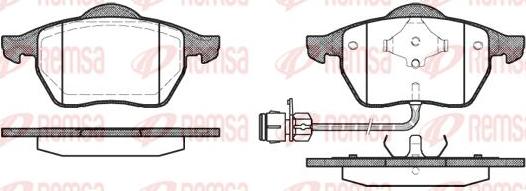 Kawe 0390 02 - Brake Pad Set, disc brake autospares.lv