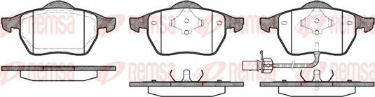 Kawe 0390 11 - Brake Pad Set, disc brake autospares.lv