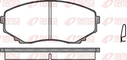 Kawe 0397 00 - Brake Pad Set, disc brake autospares.lv