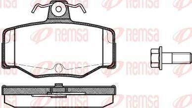 Kawe 0343 00 - Brake Pad Set, disc brake autospares.lv