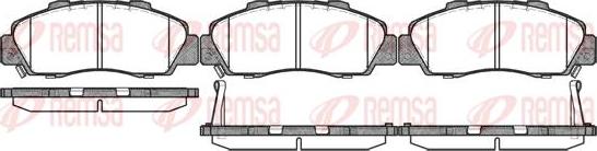 Kawe 0351 32 - Brake Pad Set, disc brake autospares.lv