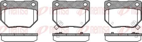 Kawe 0365 02 - Brake Pad Set, disc brake autospares.lv