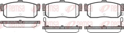 Kawe 0366 22 - Brake Pad Set, disc brake autospares.lv