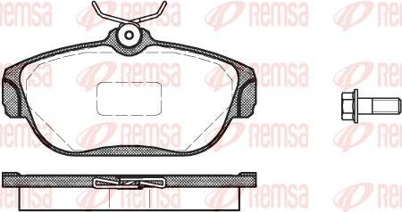 Kawe 0368 00 - Brake Pad Set, disc brake autospares.lv