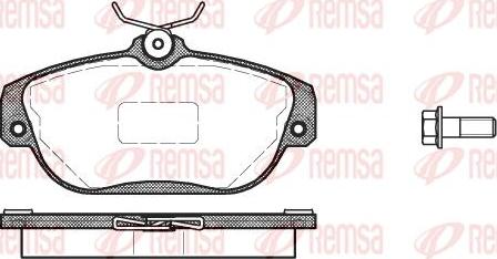 Kawe 0368 10 - Brake Pad Set, disc brake autospares.lv