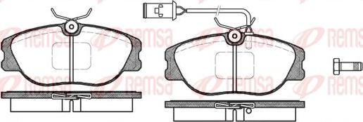 Kawe 0305 02 - Brake Pad Set, disc brake autospares.lv
