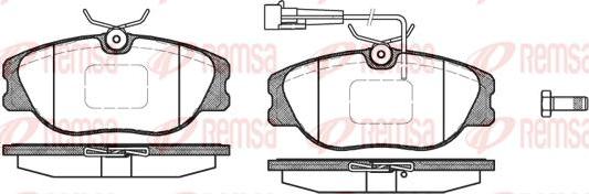 Kawe 0305 12 - Brake Pad Set, disc brake autospares.lv