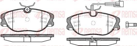 Kawe 0305 72 - Brake Pad Set, disc brake autospares.lv