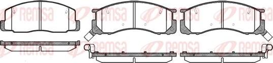 Kawe 0306 32 - Brake Pad Set, disc brake autospares.lv