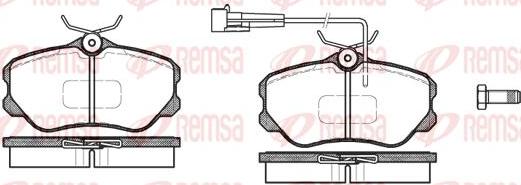 Kawe 0303 02 - Brake Pad Set, disc brake autospares.lv